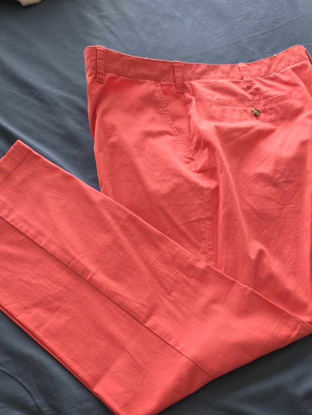 Nautica Salmon, or Coral Slim Straight Chino Pants